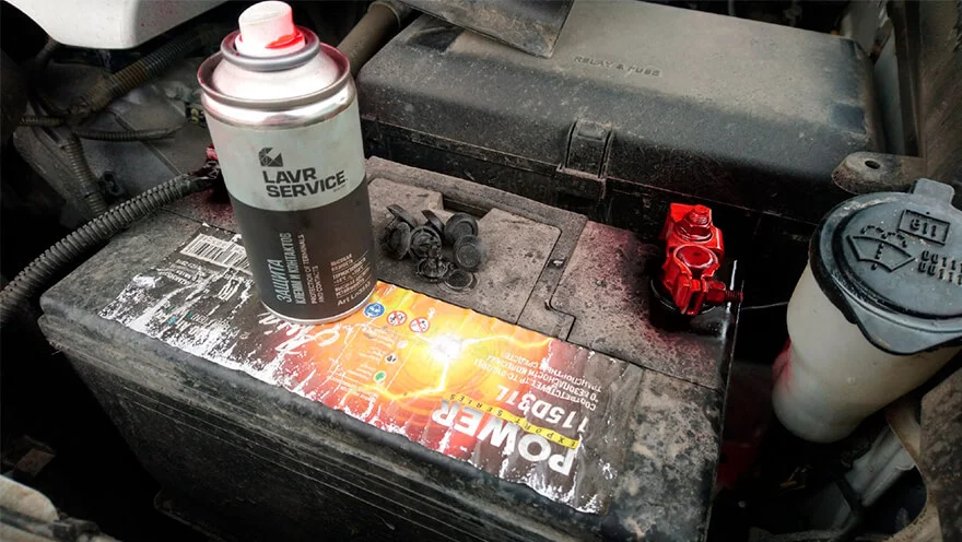 Средство для обработки клемм аккумулятора