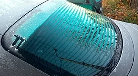 Ремонт нитей обогрева заднего стекла