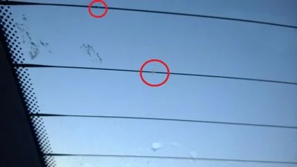 Физическое повреждение нитей обогрева