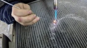 Как запаять алюминиевый радиатор