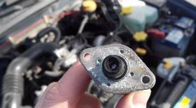 Промывка клапана холостого хода Subaru