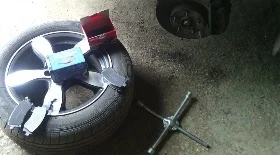 Замена тормозных колодок на Subaru Legacy