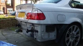 Снятие заднего бампера BMW E46