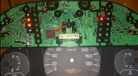 Адаптации панели приборов с тахометром на Nissan Sunny FB15