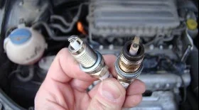 Замена свечей зажигания на Skoda Octavia с двигателем AGU, ARX