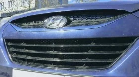 Установка сетки в решетку радиатора Hyundai Ix35