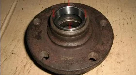 Замена подшипников задней ступицы на Audi A100