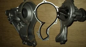 Замена помпы на Audi 80