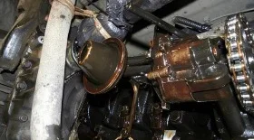 Натяжка цепи масляного насоса Volkswagen Polo AER