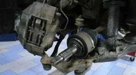 Замена ШРУСа на Toyota Prado