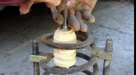 Замена амортизаторов гольф 3