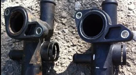 Замена патрубка-тройника системы охлаждения Skoda Octavia Tour