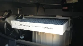 Как заменить салонный фильтр Mitsubishi Lancer 10