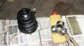 Замена пыльника внутреннего ШРУСа Mitsubishi Lancer 9