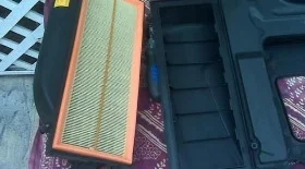 Замена воздушного фильтра  Mercedes ML W164