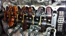 Чистка клапанных крышек и дросселя Mercedes ML W163