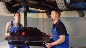 Как установить защиту двигателя на Лада Гранта