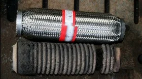 Замена гофры глушителя на Мицубиси Лансер 9