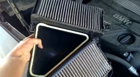 Замена фильтра салона БМВ Х5 Е70