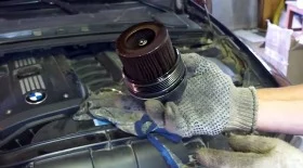 Замена масла на БМВ Е90