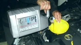 Замена масла Ниссан Теана