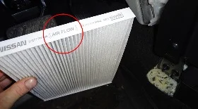 Замена салонного фильтра Х-Трейл