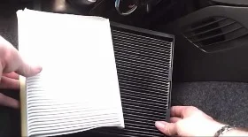 Замена фильтра салона Фиат Пунто