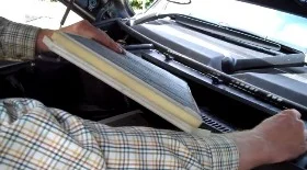 Замена фильтра салона Рендж Ровер