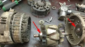 Замена подшипников генератора Авео