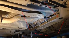 Замена переднего стабилизатора Volvo XC90