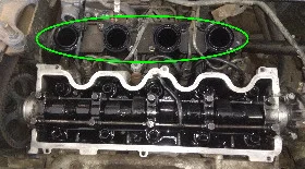 Замена прокладки крышки клапанов Фиат Добло