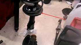 Замена передних амортизаторов Toyota Celica