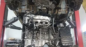 Снятие двигателя Мерседес CLA 250