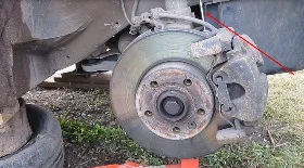 Замена передней стойки стабилизатора Шаран