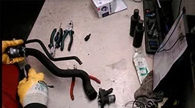 Замена термостата Fiat Punto