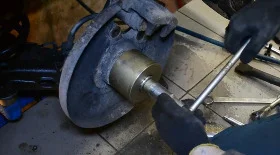 Замена подшипника задней ступицы Шаран