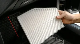 Замена салонного фильтра Passat CC