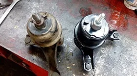 Замена нижней подушки двигателя Toyota Camry V40 2,4