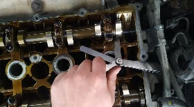 Проверка тепловых зазоров клапанов Hyundai Sonata 5