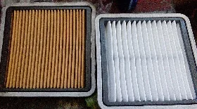 Замена воздушных фильтров двигателя и салона Subaru Forester SJ