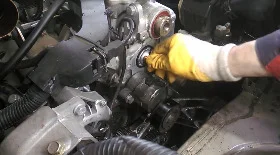 Замена термостата Opel Vectra B