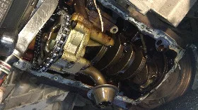 Снятие и установка поддона картера Пассат Б5