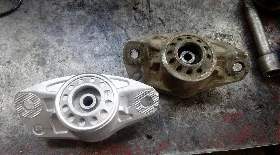 Замена верхних опор задних амортизаторов Октавия А5