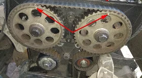 Замена ГРМ Приора 16 клапанов