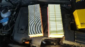 Замена воздушного фильтра Суперб Б6