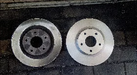 Замена передних тормозных дисков Х Трейл Т31