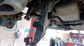 Замена шаровой заднего рычага Патфайндер R51