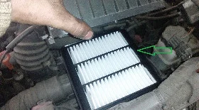 Замена воздушного фильтра Киа Сид 2008