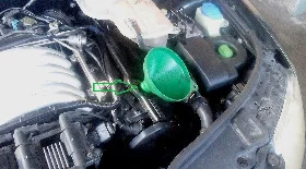 Замена масла в двигателе Пассат Б5 3.0