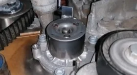 Замена помпы Шкода Кодиак 2.0 дизель